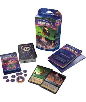 Disney Lorcana: Shimmering Skies - Starter Deck / Emerald & Steel