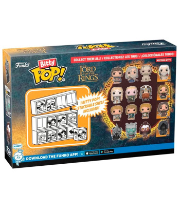 BITTY POP! FRODO BAGGINS, GANDALF, GOLLUM & MISTERY - EL SEÑOR DE LOS ANILLOS