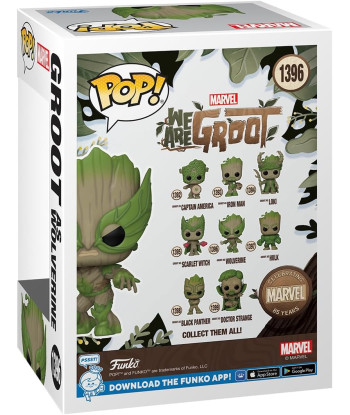 Funko POP! GROOT AS WOLVERINE  (1396) - MARVEL