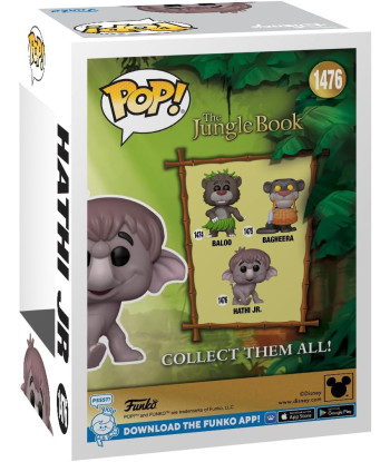 Figura Funko Pop Hathi Jr 1476 - Disney El Libro de la Selva - El Elefante más Adorable