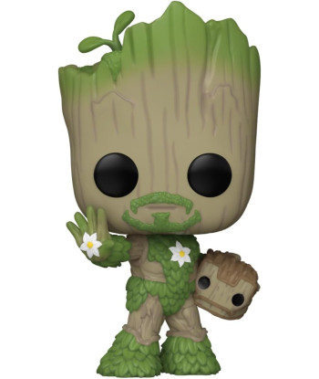 Figura Funko Pop Groot as Iron Man 1393 - Marvel We Are Groot - Genio, Millonario y... ¡Arbóreo!