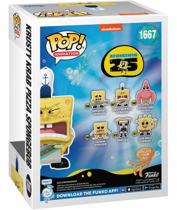 Funko POP! KRUSTY KRAB PIZZA SPONGEBOB (1667) - NICKOLODEON