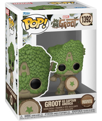 Funko POP! GROOT AS CAPTAIN AMERICA (1392) - MARVEL