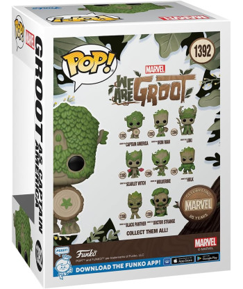 Funko POP! GROOT AS CAPTAIN AMERICA (1392) - MARVEL