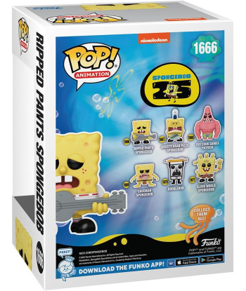 Funko POP! RIPPED PANTS SPONGEBOB (1666) - BOB ESPONJA