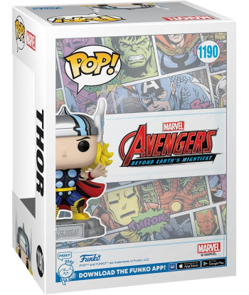 Funko POP! THOR WITH PIN (1190) - MARVEL AVENGERS