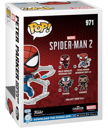 Funko POP! PETER PARKER AVANCED SUIT 2.0 (971) - SPIDER-MAN 2