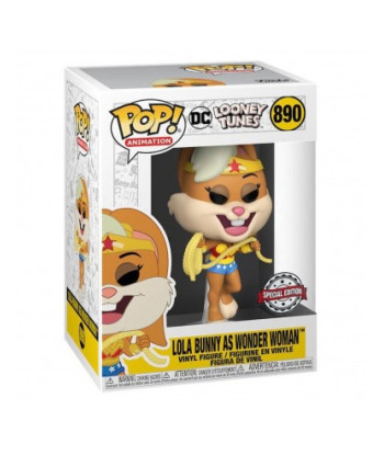 Funko POP! LOLA BUNNY AS WONDER WOMAN (890) - DC LOONEY TUNES