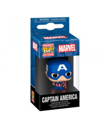 Llavero Pocket POP! CAPITAN AMERICA - MARVEL