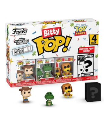 BITTY POP! WOODY, REX, SLINKY & MISTERY – DISNEY TOY STORY