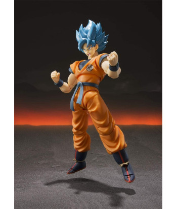 Figura Goku Super Saiyan God Dragon Ball Tamashii Nations 14 cm