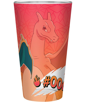 VASO GRANDE 400ML CHARIZARD POKEMON