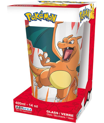 VASO GRANDE 400ML CHARIZARD POKEMON