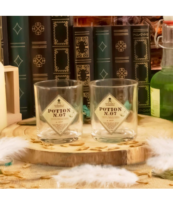 SET DE BOTELLA Y VASOS POCION HARRY POTTER