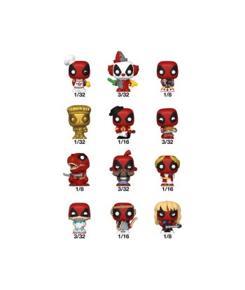 FUNKO BITTY POP DEADPOOL SOBRE CON 1 FIGURA