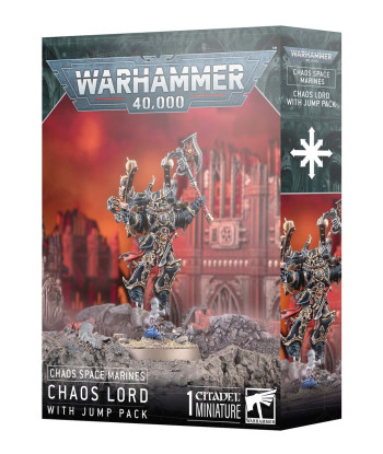 WARHAMMER 40K Chaos Space Marines: Chaos Lord with Jump Pack