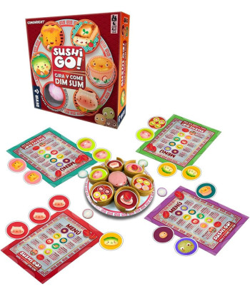 JUEGO DE MESA SUSHI GO! GIRA Y COME DIM SUM