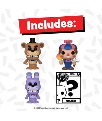 BITTY POP! FREDDY, BONNIE, BALLOON BOY & MISTERY - FIVE NIGHTS AT FREDDY’S