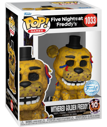 Funko POP! WITHERED GOLDEN FREDDY (1033) - FIVE NIGHTS AT FREDDY’S