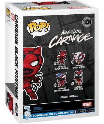 Funko POP! CARNAGE BLACK PANTHER (1434) - MARVEL