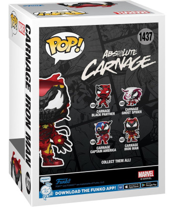 Funko POP! CARNAGE IRON MAN (1437) - MARVEL