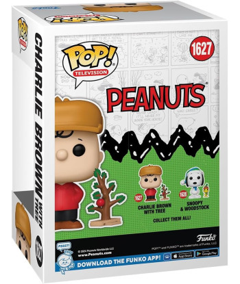 Figura Funko Pop Charlie Brown with Tree 1627 - Peanuts - La Magia del Árbol más Humilde