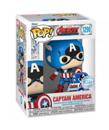 Funko POP! CAPTAIN AMERICA WITH PIN (1290) – MARVEL AVENGERS