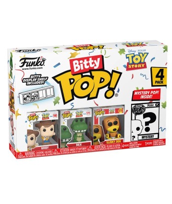 BITTY POP! WOODY, REX, SLINKY & MISTERY – DISNEY TOY STORY