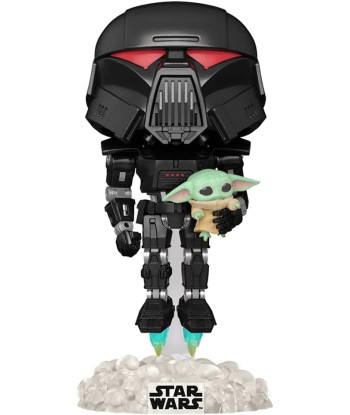 Funko POP! DARK TROOPER WITH GROGU (488) - STAR WARS