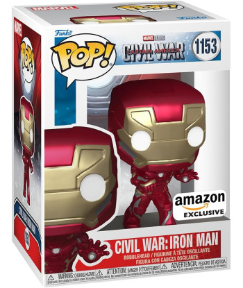 FUNKO POP! IRON MAN CIVIL WAR (1153) - MARVEL