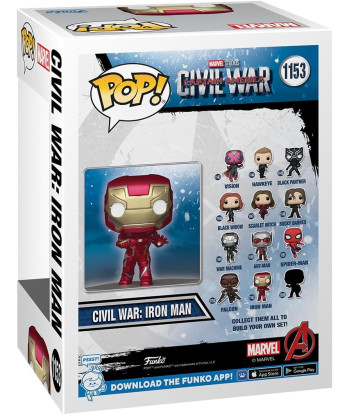 FUNKO POP! IRON MAN CIVIL WAR (1153) - MARVEL