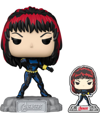 FUNKO POP! BLACK WIDOW WITH PIN (1260) - MARVEL