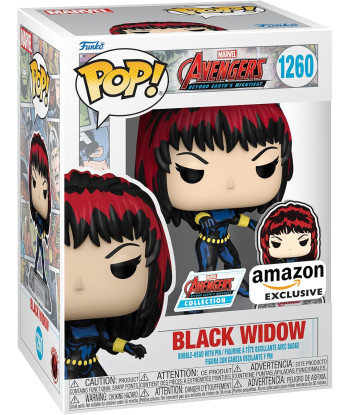 FUNKO POP! BLACK WIDOW WITH PIN (1260) - MARVEL