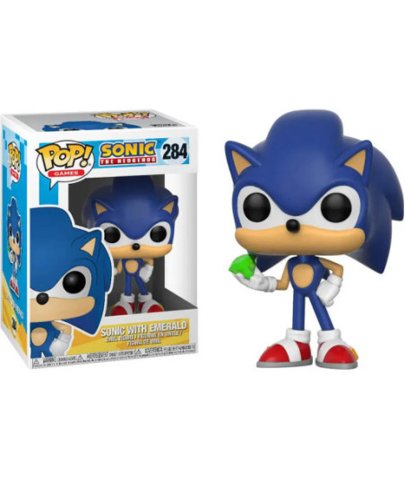 FUNKO POP! SONIC WITH EMERALD (284) – SONIC