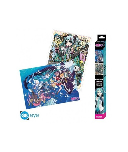 POSTER HATSUNE MIKU (SET 2 POSTERS 52X38 CM)