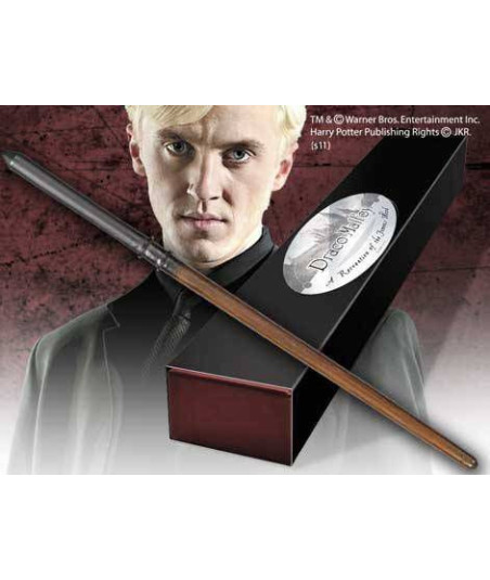 RÉPLICA VARITA DE COLECCIÓN DRACO MALFOY EDICION CARACTER