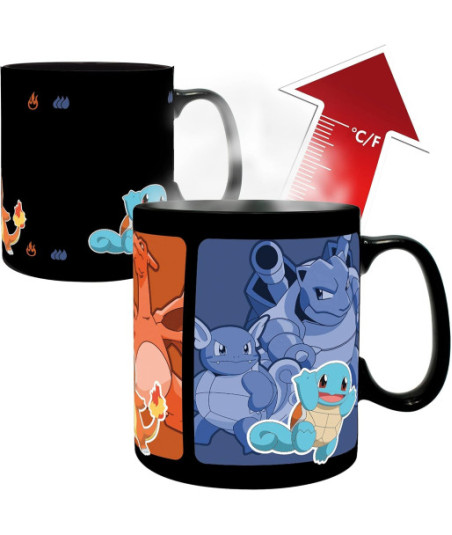 Taza Pokemon Evolve Térmica Cerámica 460 ml