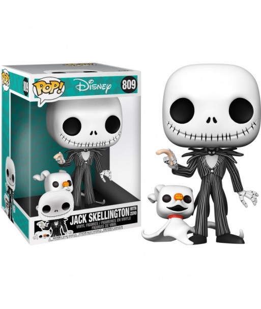 FUNKO POP! JACK SKALLINGTON WITH ZERO (809) - DISNEY