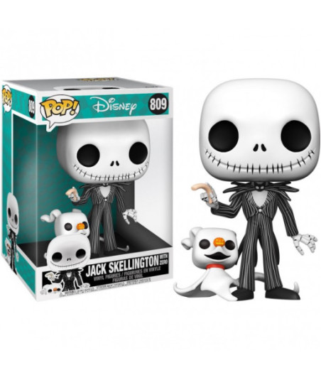 FUNKO POP! JACK SKALLINGTON WITH ZERO (809) - DISNEY