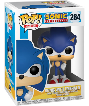 FUNKO POP! SONIC WITH EMERALD (284) – SONIC