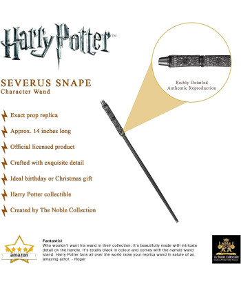 RÉPLICA VARITA DE COLECCIÓN SEVERUS SNAPE EDICION CARACTER