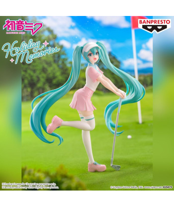 HATSUNE MIKU ESTATUA HOLIDAY MEMORIES GOLF 20 CM