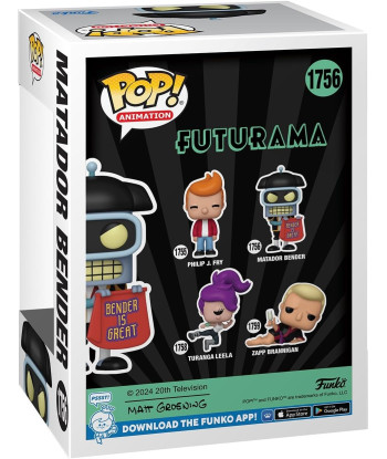 FUNKO POP! MATADOR BENDER (1756) - FUTURAMA