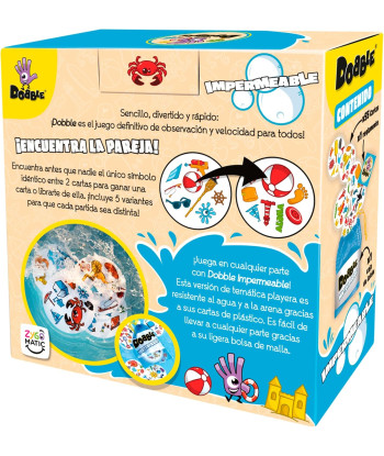 JUEGO DE MESA DOBBLE IMPERMEABLE