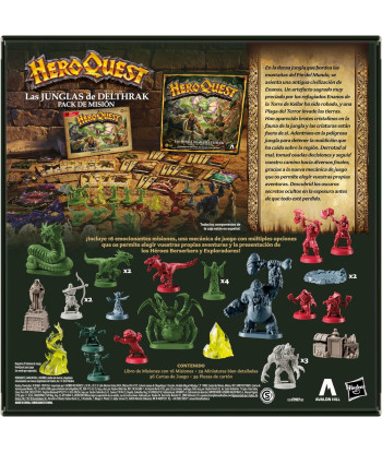 HEROQUEST PACK MISIÓN LAS JUNGLAS DE DELTHRAK