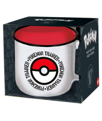 TAZA POKEMON TRAINER POKEBALL 350ML