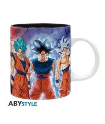 Taza de Dragon Ball - Transformaciones de Goku 320ML