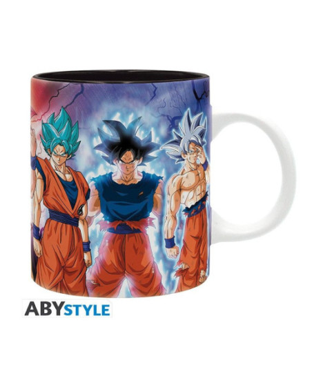 Taza de Dragon Ball - Transformaciones de Goku 320ML