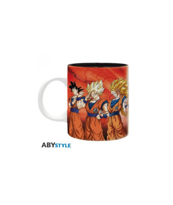 Taza de Dragon Ball - Transformaciones de Goku 320ML