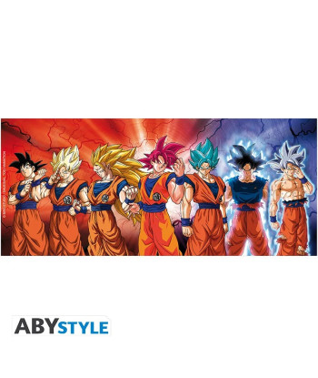 Taza de Dragon Ball - Transformaciones de Goku 320ML